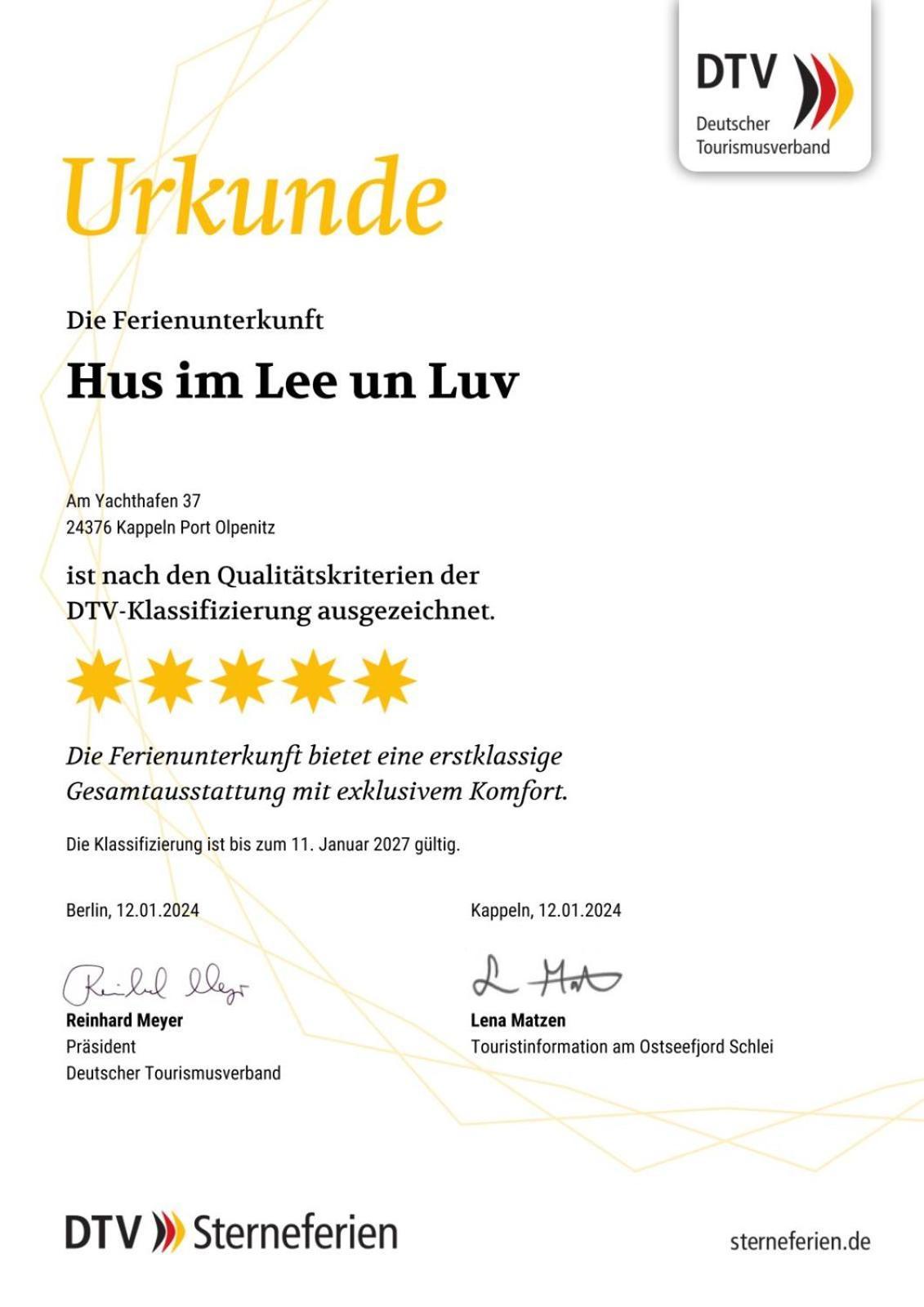 Hus Im Lee Un Luv Olpenitz Exterior foto